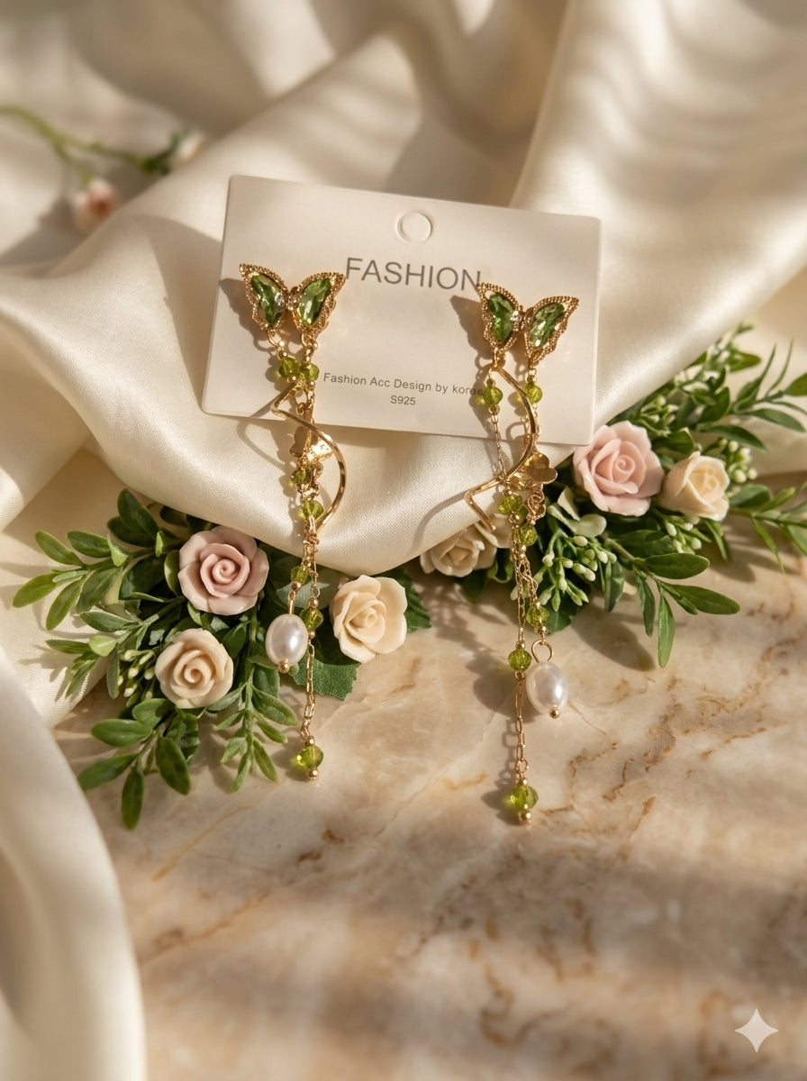 Aretes mariposa