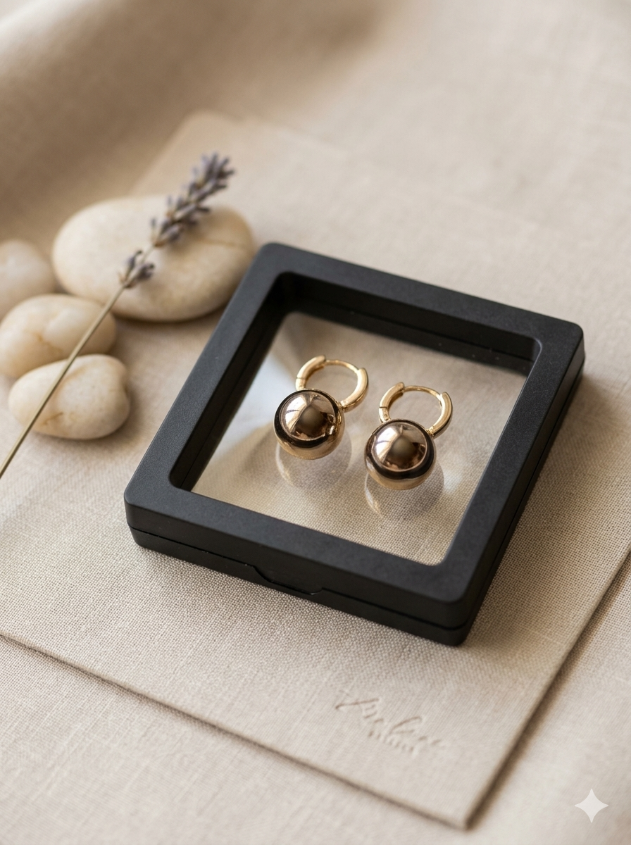 Aretes dorados