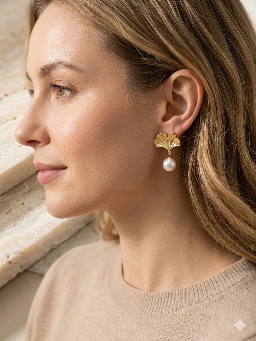 Aretes de perla