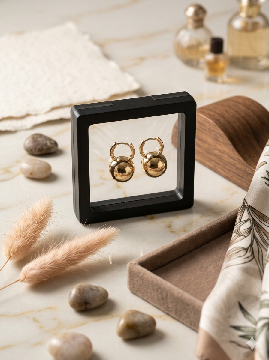 Aretes dorados