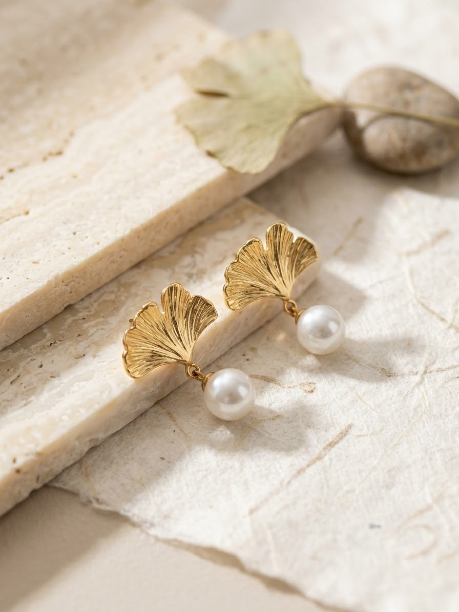 Aretes de perla