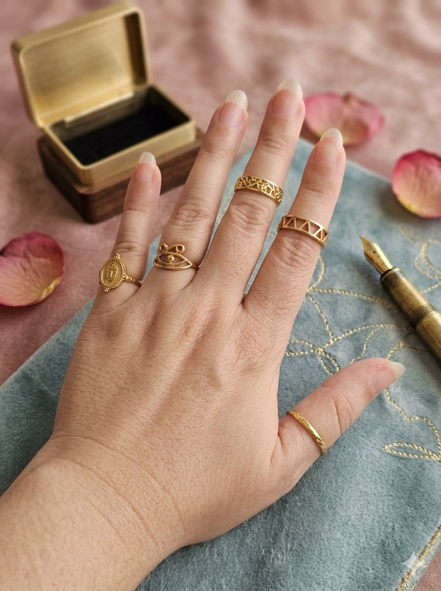 5 anillos pequeños