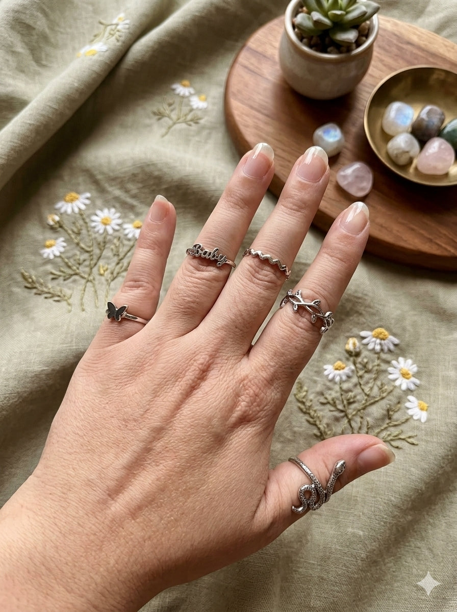 5 anillos para todos los dedos