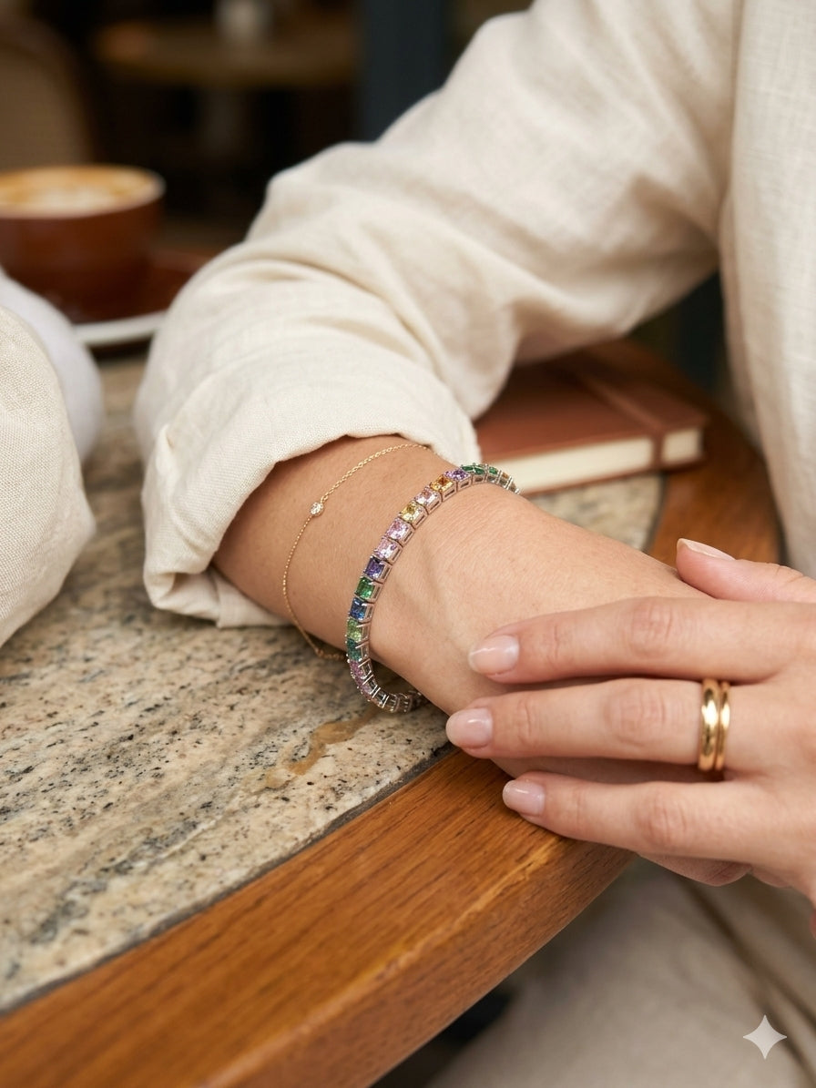 Pulsera de zirconia