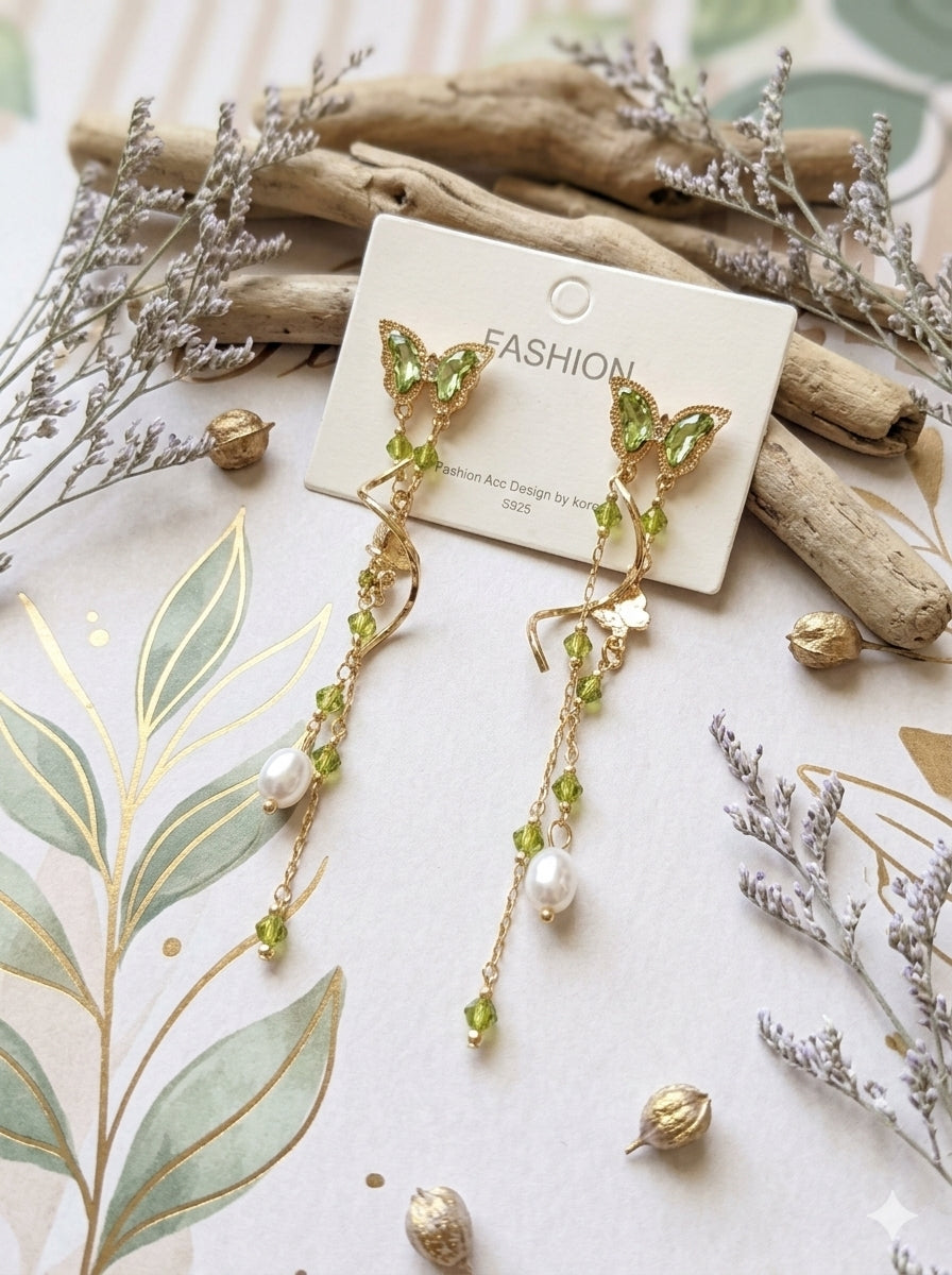 Aretes mariposa